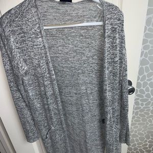 Long Cardigan with Side Slits